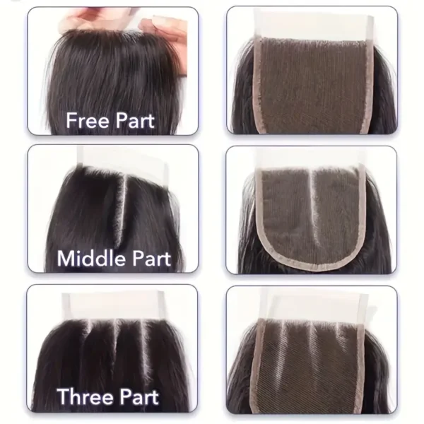 4x4 SILKY STRAIGHT CLOSURE - Image 2