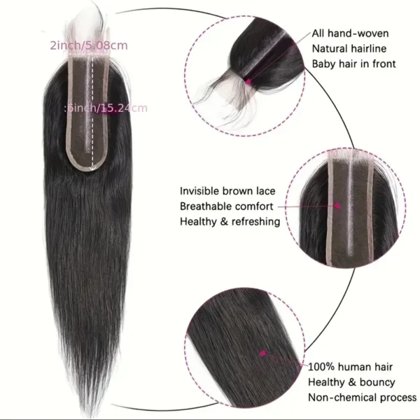 2X6 SILKY STRAIGHT CLOSURES - Image 3