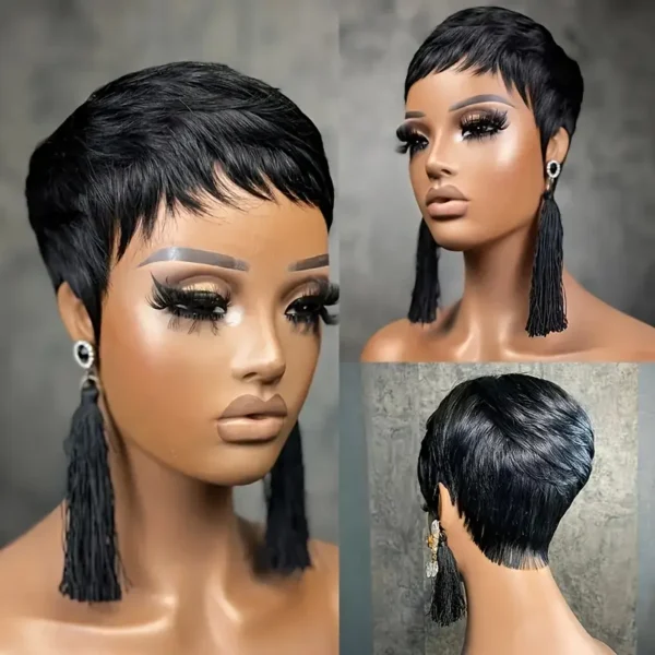 PIXIE CUT SKULL CAP WIGS - Image 5