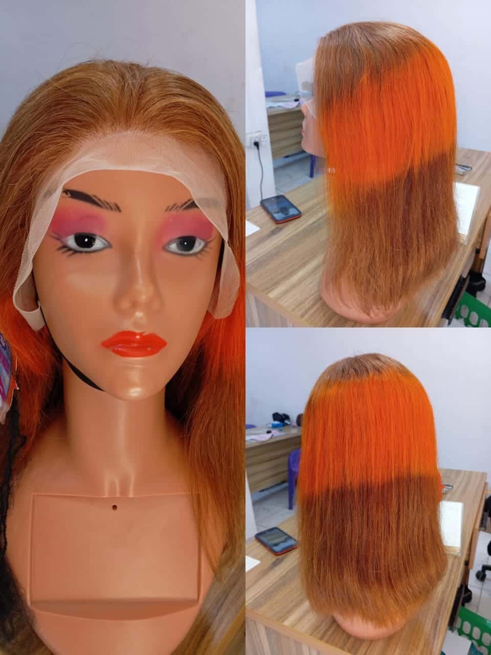 GR FRONTAL 3TONE BOB WIGS - Image 2